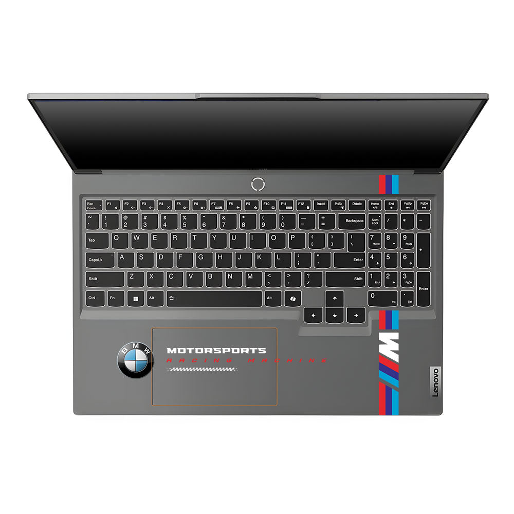 Transparent BMW Racing Graphic Lenovo Legion 5 16IRX9 Laptop Skin