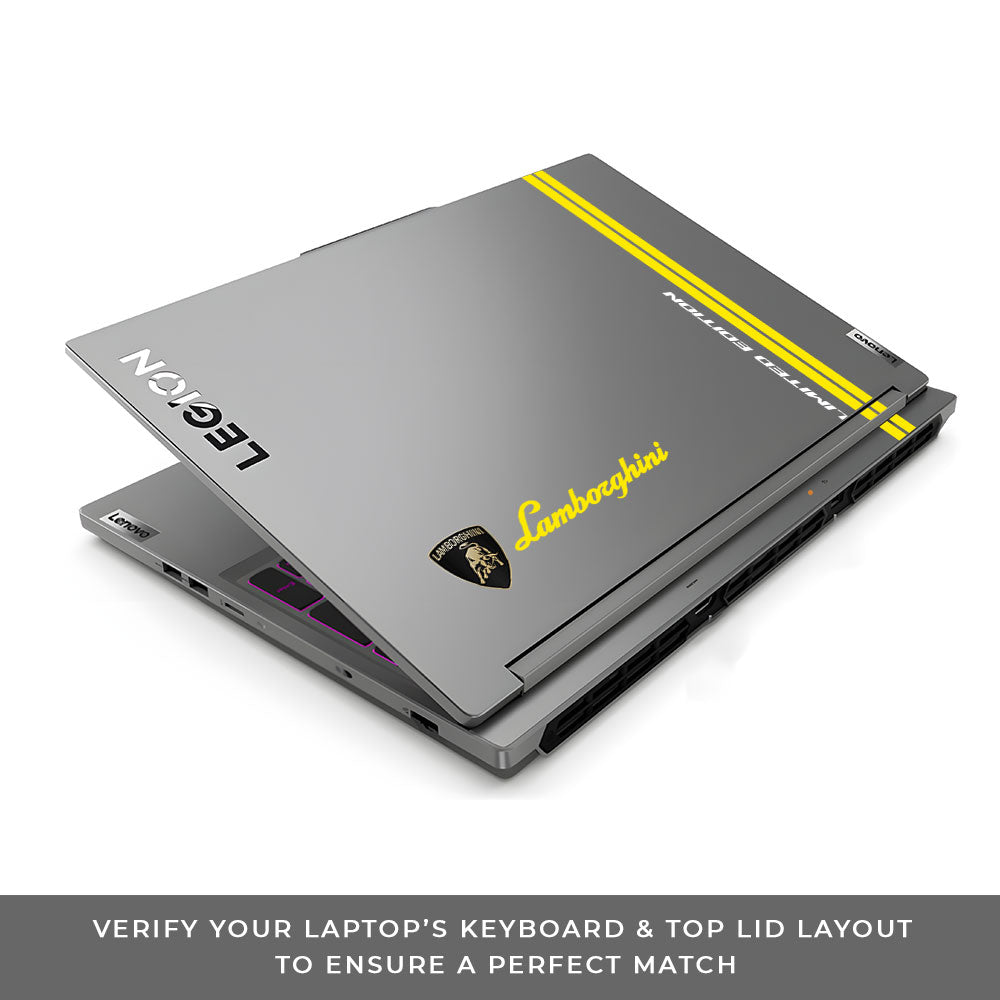 Transparent Lamborghini Limited Edition Lenovo Legion 5 16IRX9 Laptop Skin