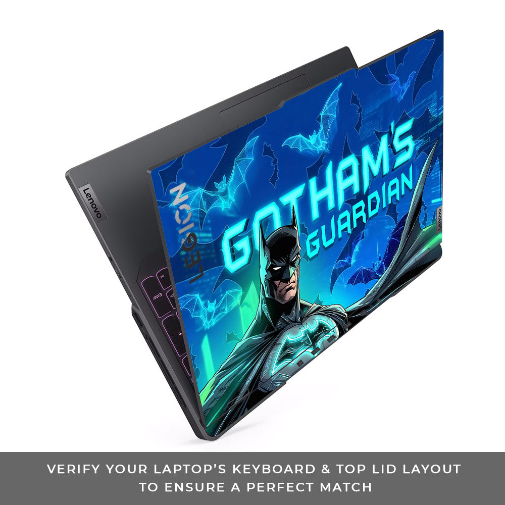 Gotham's Guardian Batman Lenovo Legion 5 Pro 16IRX8 and 16IRX9 3D Laptop Skin