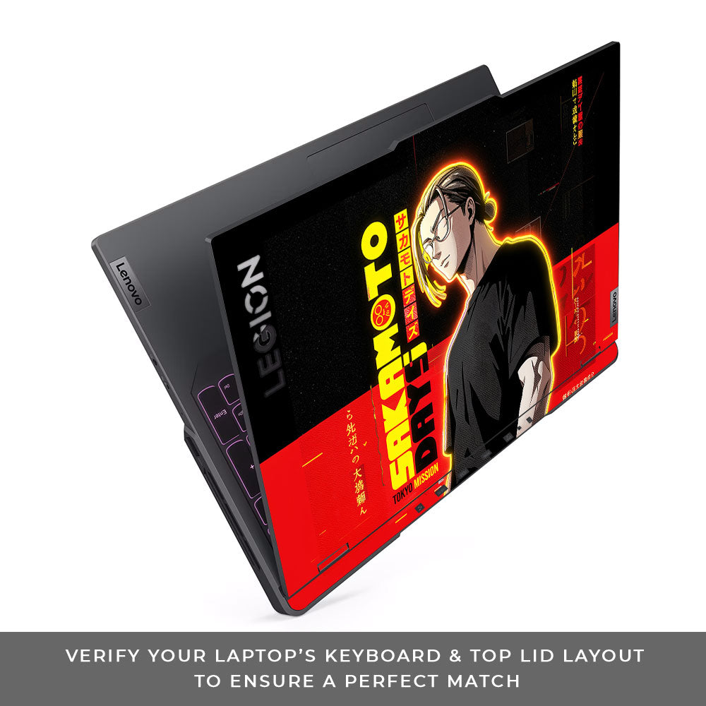 Taro Sakomoto Lenovo Legion 5 Pro 16IRX8 and 16IRX9 3D Laptop Skin