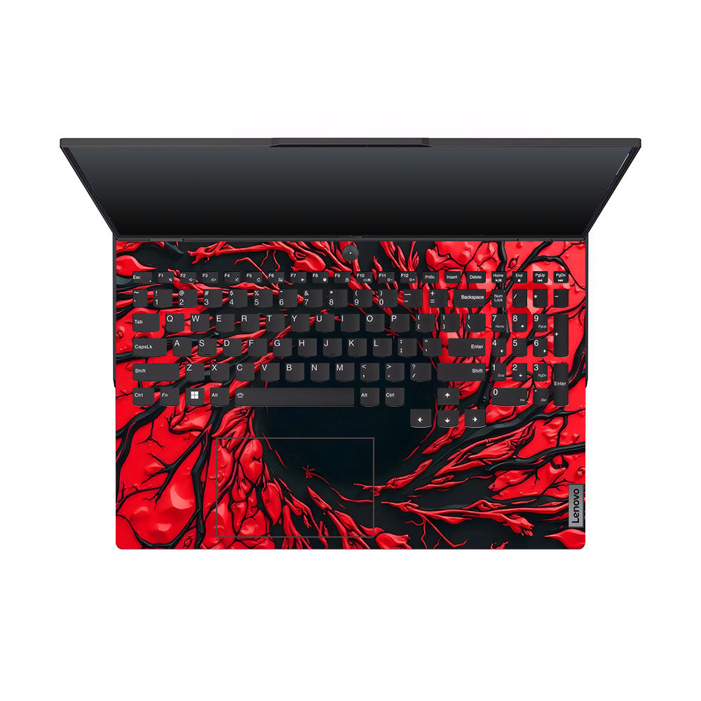 Spiderman Web Red Lenovo Legion 5 Pro 16IRX8 and 16IRX9 3D Laptop Skin