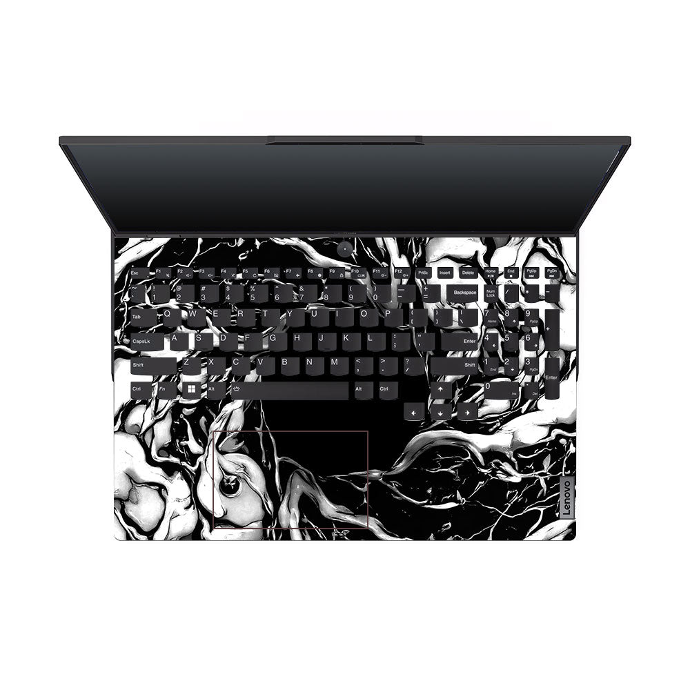 Spiderman Web Black Lenovo Legion 5 Pro 16IRX8 and 16IRX9 3D Laptop Skin