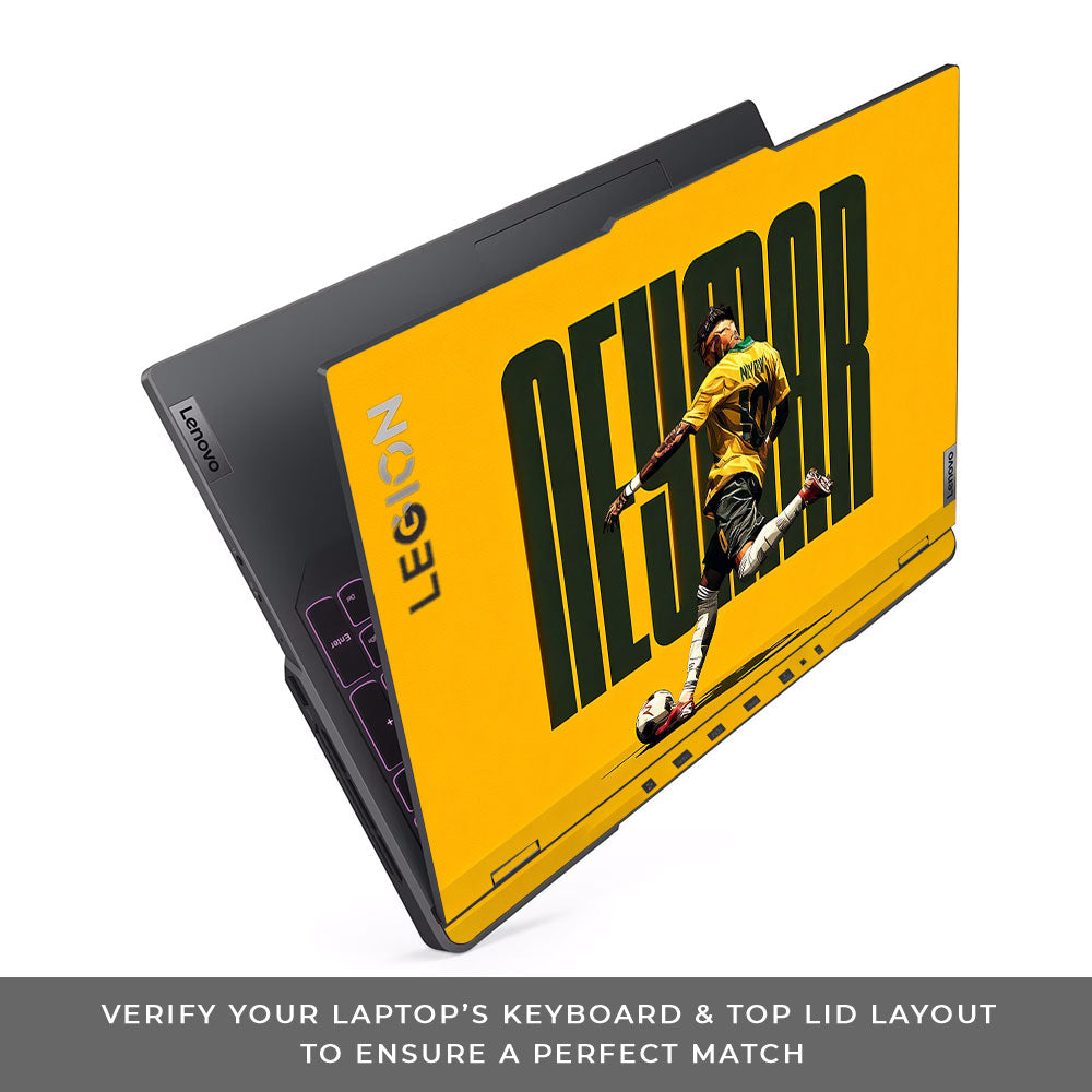 Neymar Brazil Drip Lenovo Legion 5 Pro 16IRX8 and 16IRX9 3D Laptop Skin