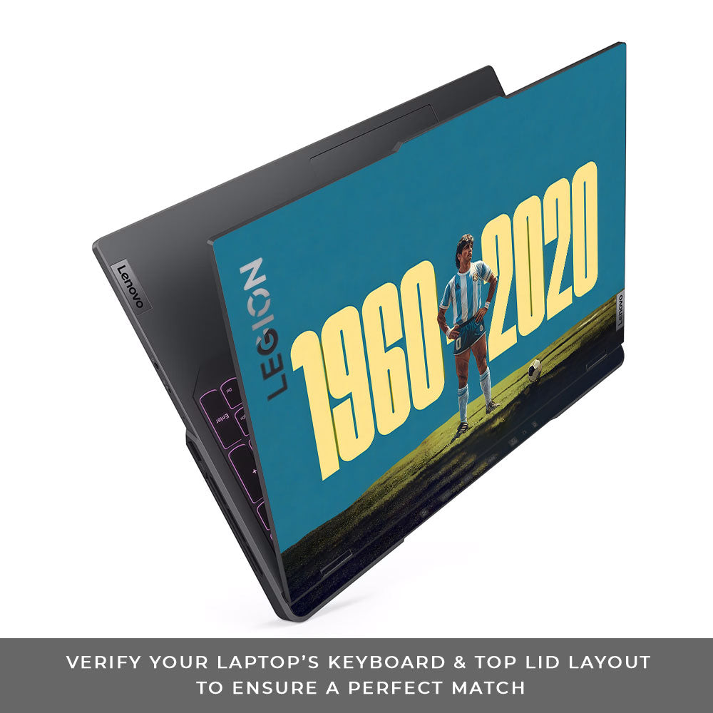 GOAT Era 1960 - 2020 Lenovo Legion 5 Pro 16IRX8 and 16IRX9 3D Laptop Skin