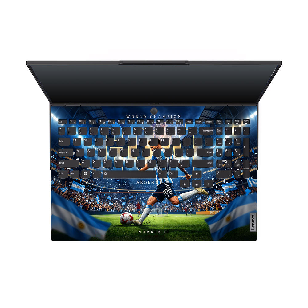 Messi World Champ Energy Lenovo Legion 5 Pro 16IRX8 and 16IRX9 3D Laptop Skin