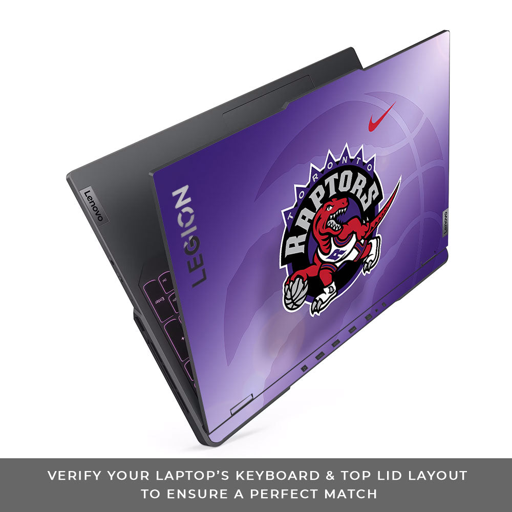 Raptors Pride Lenovo Legion 5 Pro 16IRX8 and 16IRX9 3D Laptop Skin