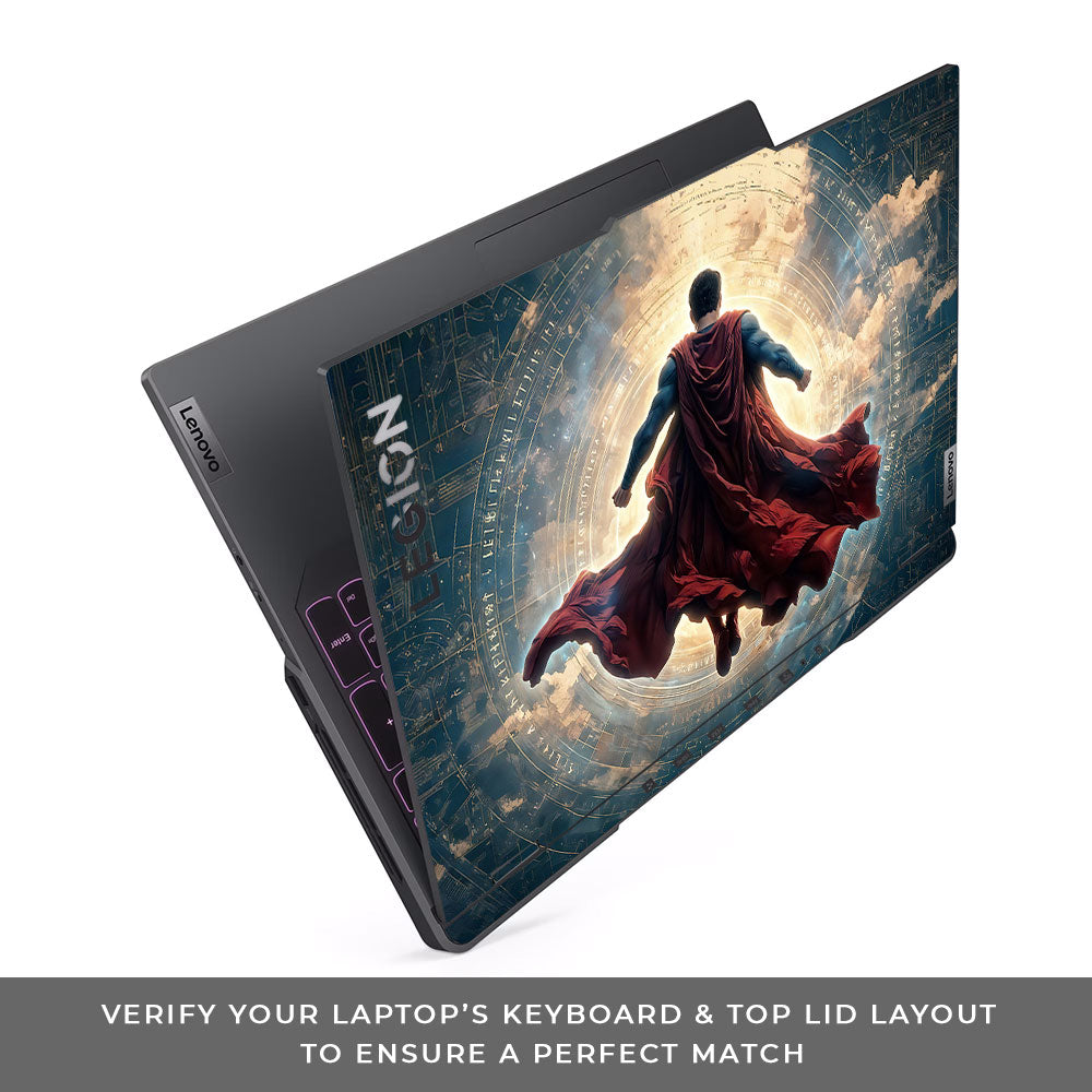 Superman Ascends Lenovo Legion 5 Pro 16IRX8 and 16IRX9 Laptop Skin