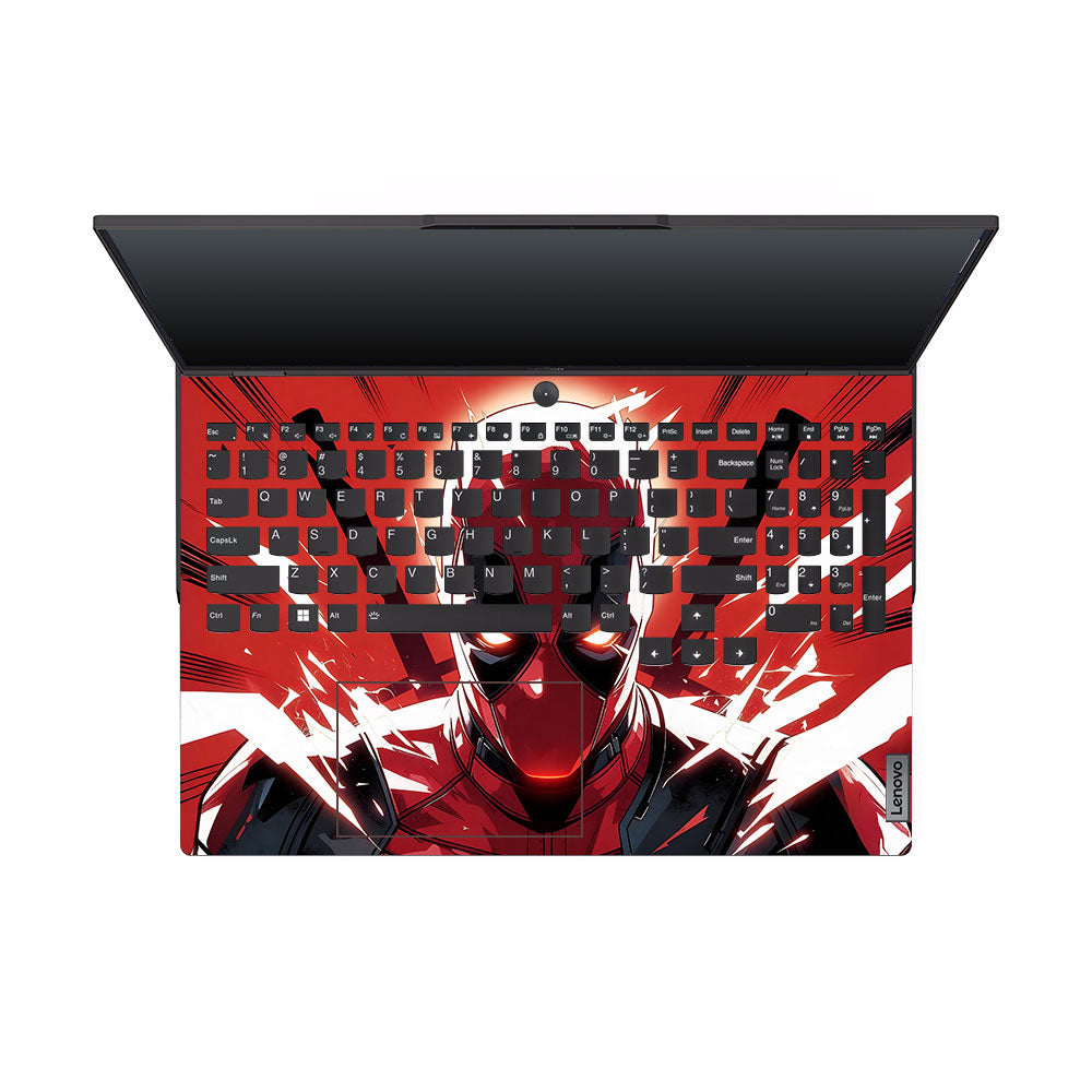 Deadpool Red Fury Lenovo Legion 5 Pro 16IRX8 and 16IRX9 3D Laptop Skin