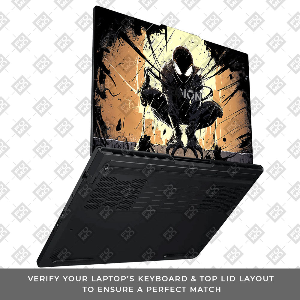 Shadow Spiderman Lenovo Legion Pro 5 16ADR10 3D Laptop Skin