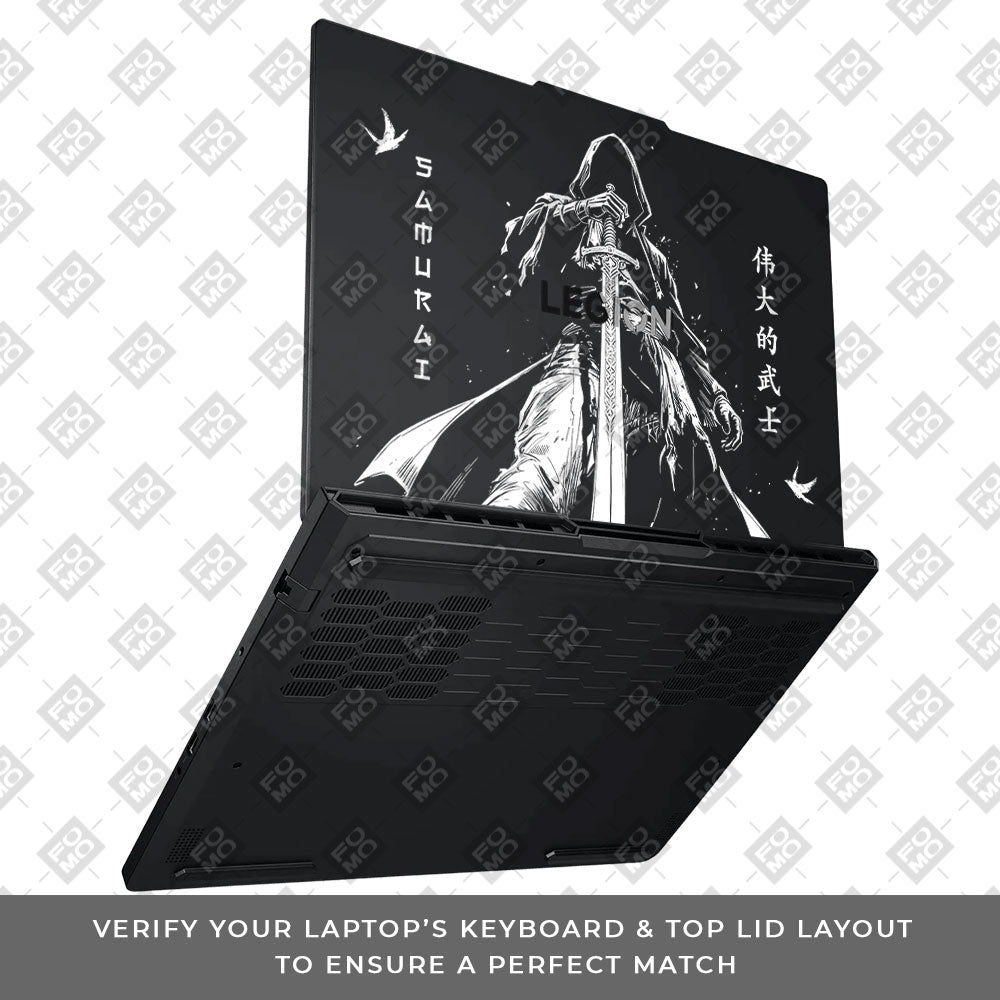 Transparent Ghost Samurai Lenovo Legion Pro 5 16ADR10 Laptop Skin