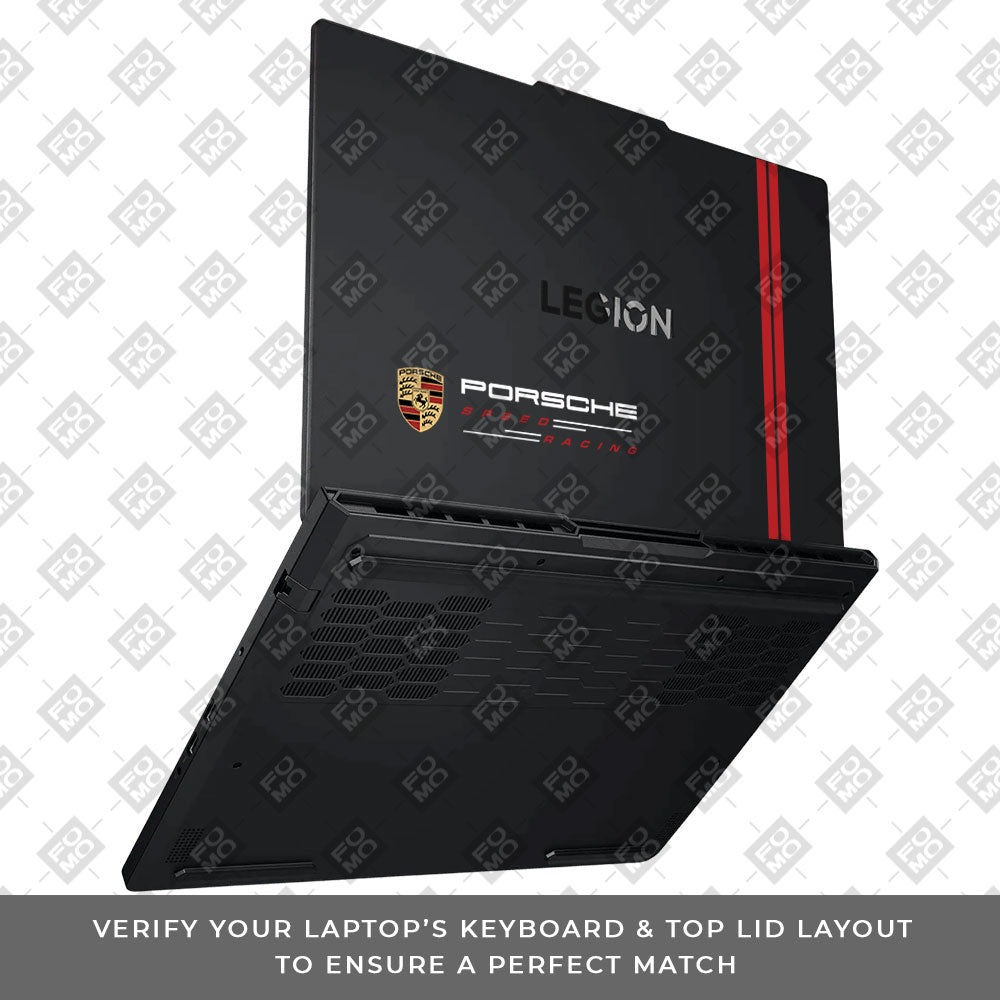 Transparent Porsche Motorsport Graphic Lenovo Legion Pro 5 16ADR10 Laptop Skin
