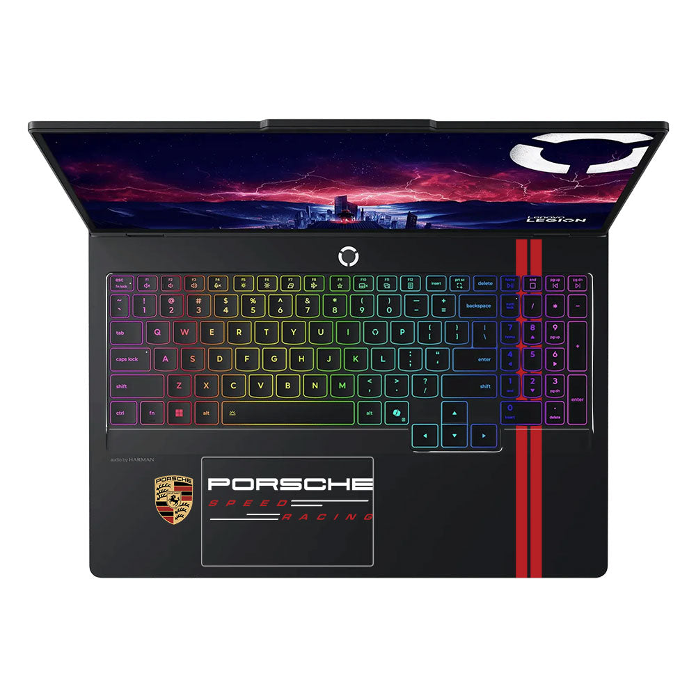 Transparent Porsche Motorsport Graphic Lenovo Legion Pro 5 16ADR10 Laptop Skin
