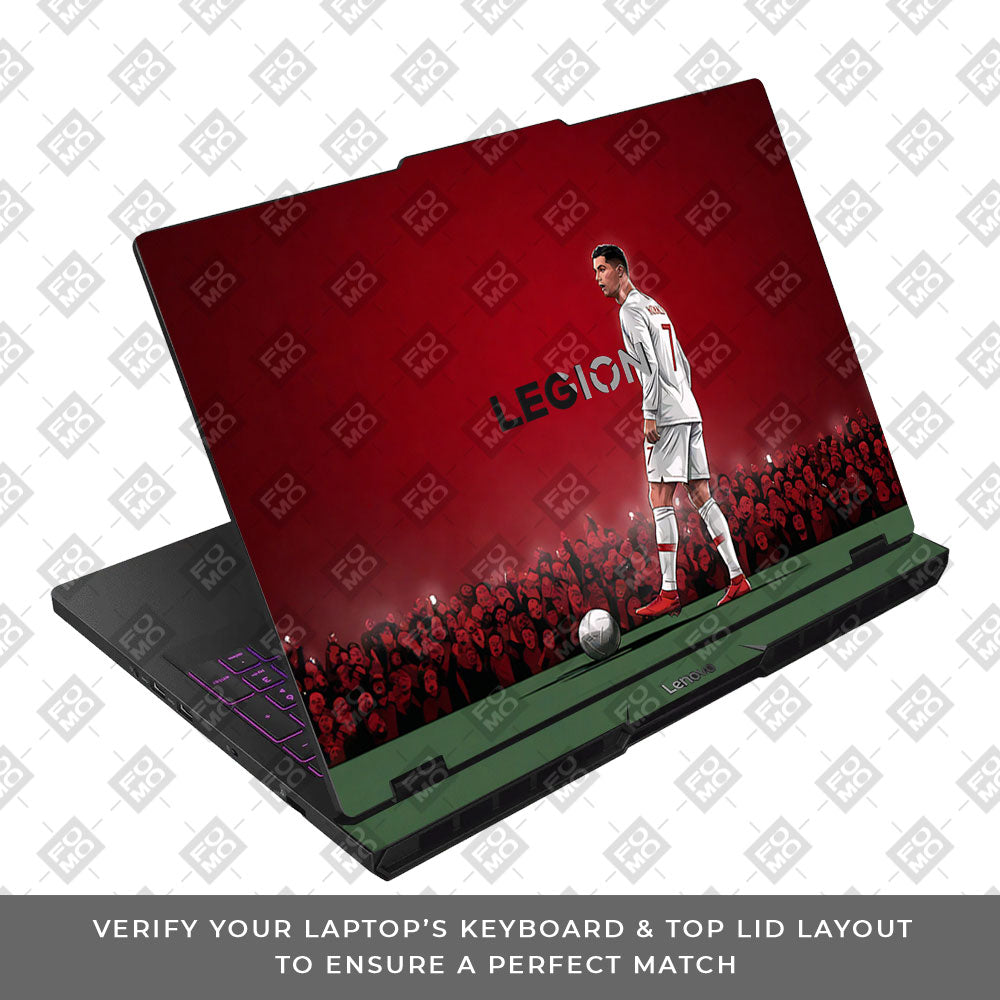 Ronaldo Cold Mode Lenovo Legion Pro 5 16AFR10 3D Laptop Skin