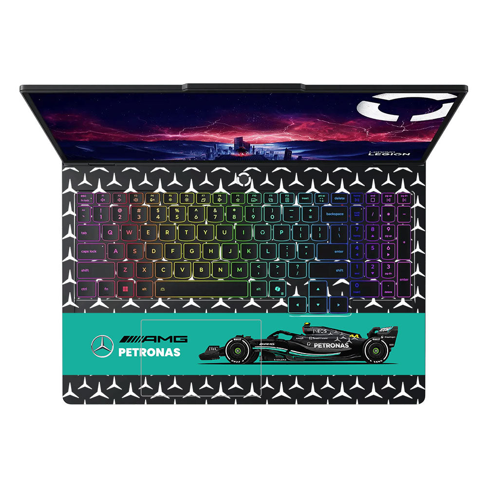 Transparent Mercedes AMG F1 Lenovo Legion Pro 5 16AFR10 Laptop Skin
