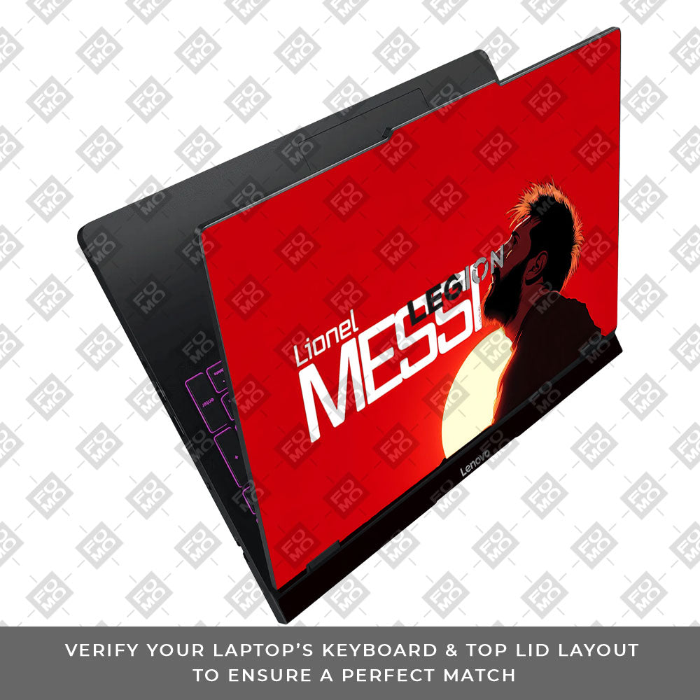 Messi Sunset Icon Lenovo Legion Pro 5 16IAX10 3D Laptop Skin