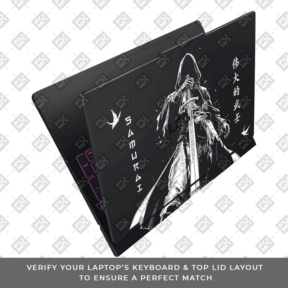 Transparent Ghost Samurai Lenovo Legion Pro 5 16IAX10 Laptop Skin