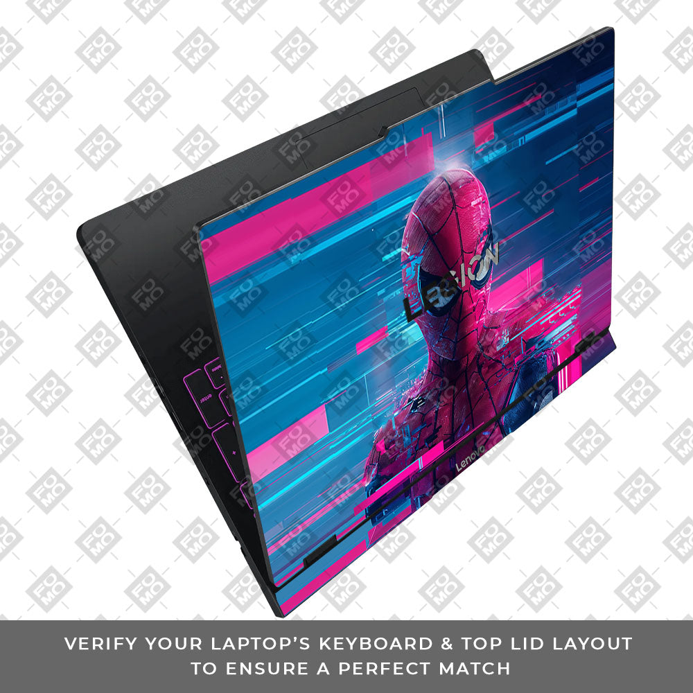 Glitch Spider Lenovo Legion Pro 5 16IAX10 3D Laptop Skin
