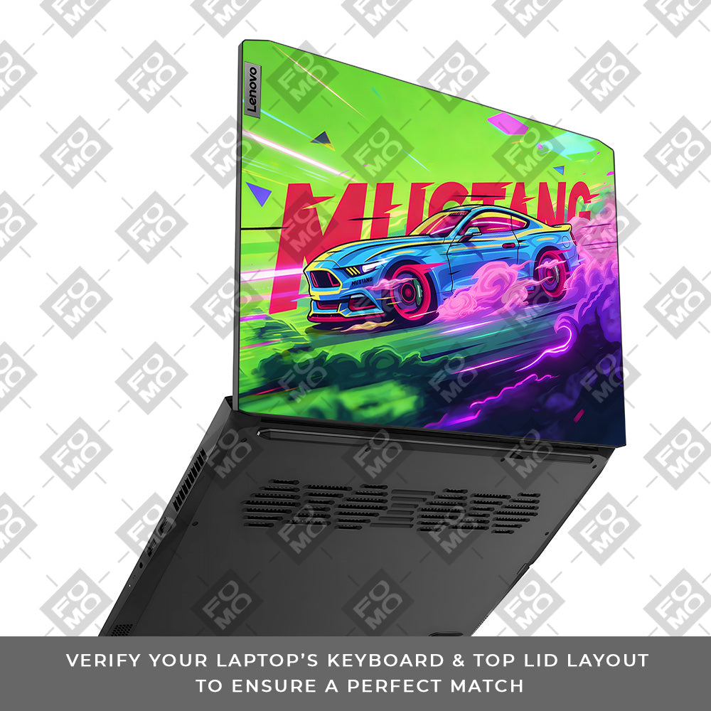 Ford Mustang Legacy Lenovo IdeaPad Gaming 3 15ACH6 and 15IHU6 Laptop Skin
