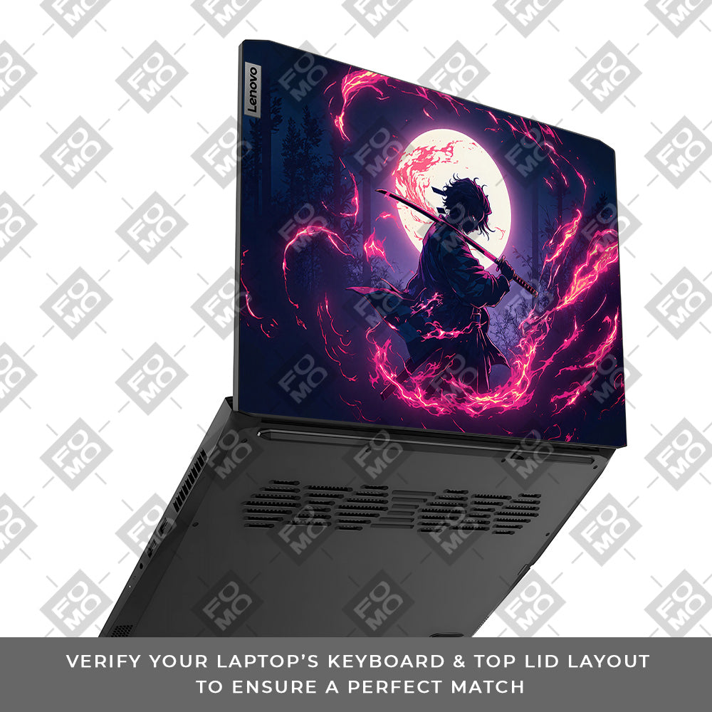 Tanjiro's Flame of Ember Lenovo IdeaPad Gaming 3 15ACH6 and 15IHU6 Laptop Skin