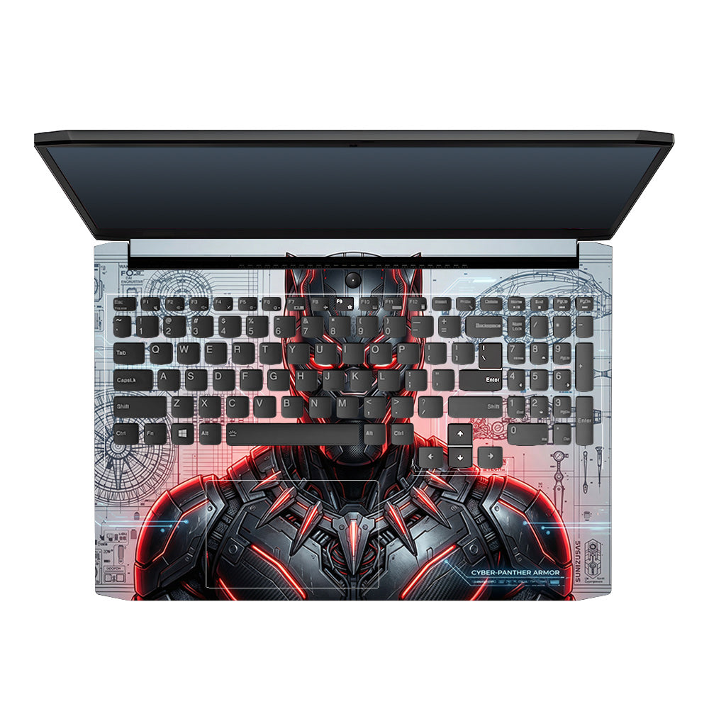 Black Panther Vibranium Tech Lenovo IdeaPad Gaming 3 15ACH6 and 15IHU6 Laptop Skin