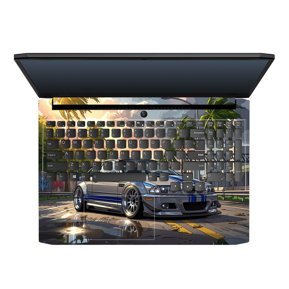 Street Icon BMW E46 Drift Legend Lenovo IdeaPad Gaming 3 15ACH6 and 15IHU6 Laptop Skin