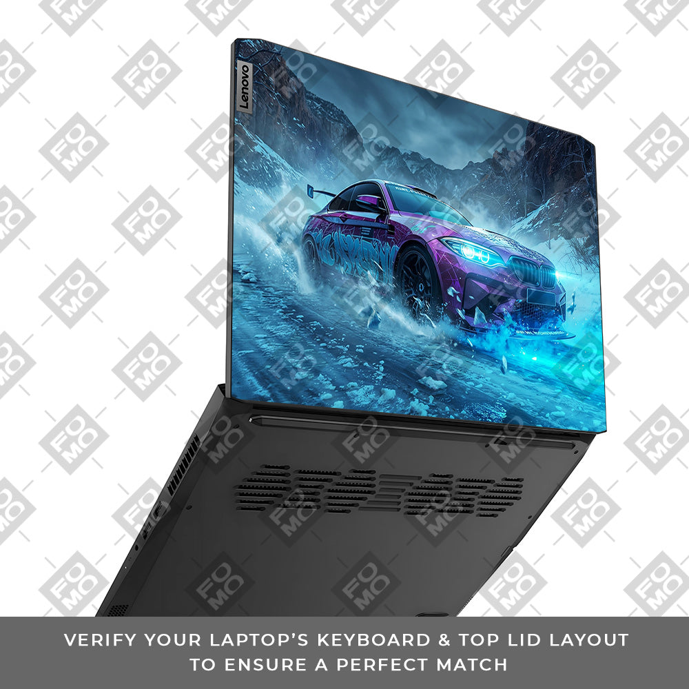 BMW Neon Drift Lenovo IdeaPad Gaming 3 15ACH6 and 15IHU6 Laptop Skin
