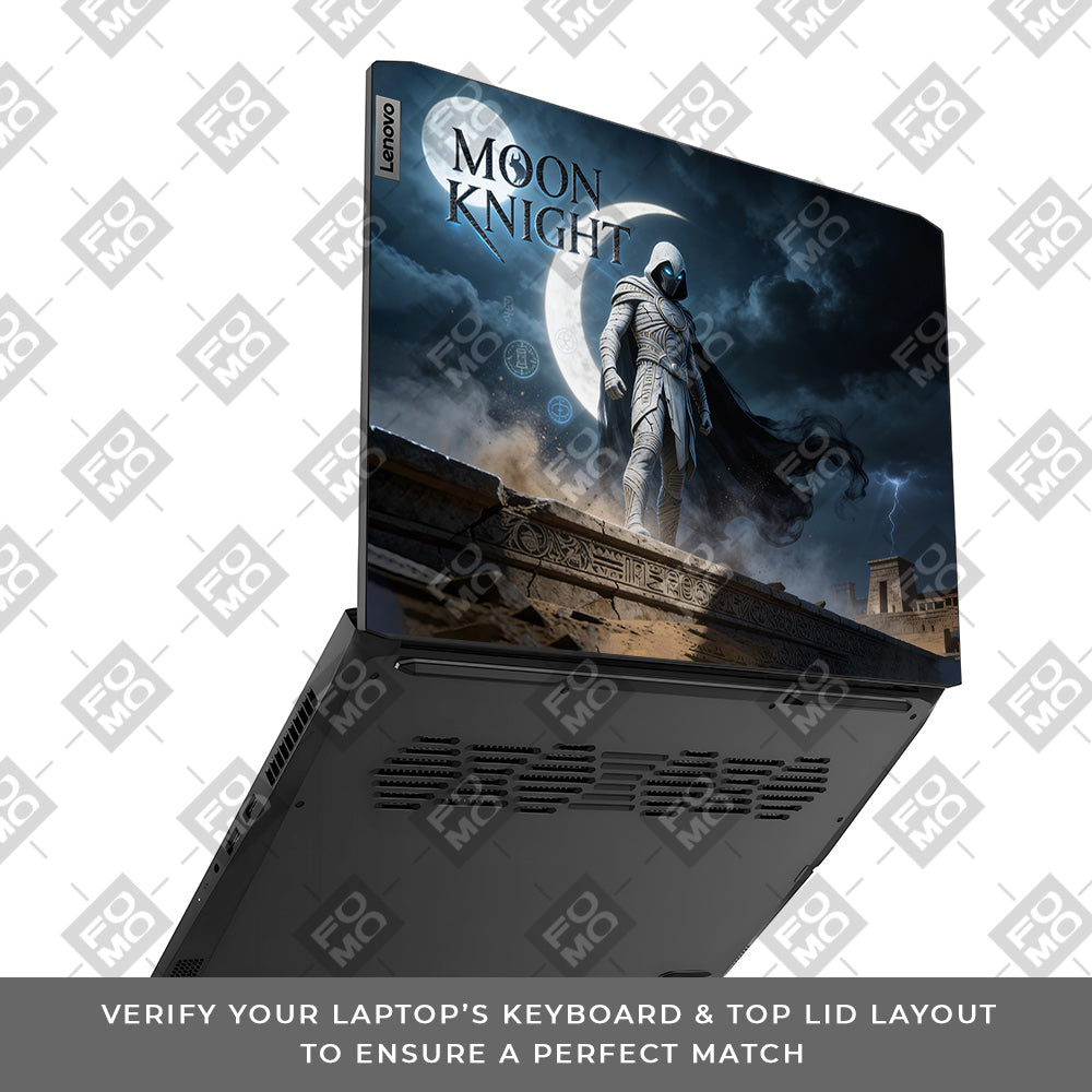 Moon Knight Lunar Vigil Lenovo IdeaPad Gaming 3 15ACH6 and 15IHU6 Laptop Skin