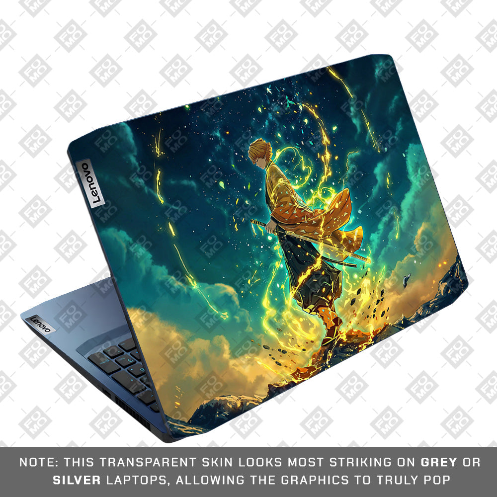 Zenitsu Thunder God Lenovo IdeaPad Gaming 3 15ARH05 and 15IMH05 Laptop Skin