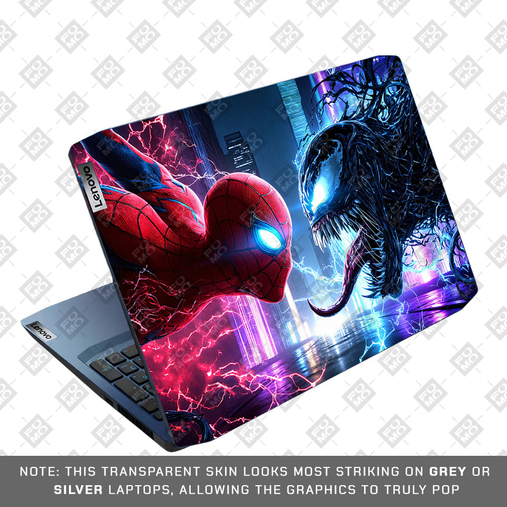 Spiderman vs Venom Showdown Lenovo IdeaPad Gaming 3 15ARH05 and 15IMH05 Laptop Skin