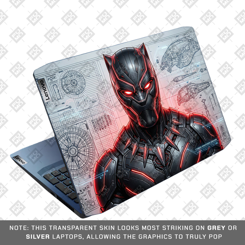 Black Panther Vibranium Tech Lenovo IdeaPad Gaming 3 15ARH05 and 15IMH05 Laptop Skin