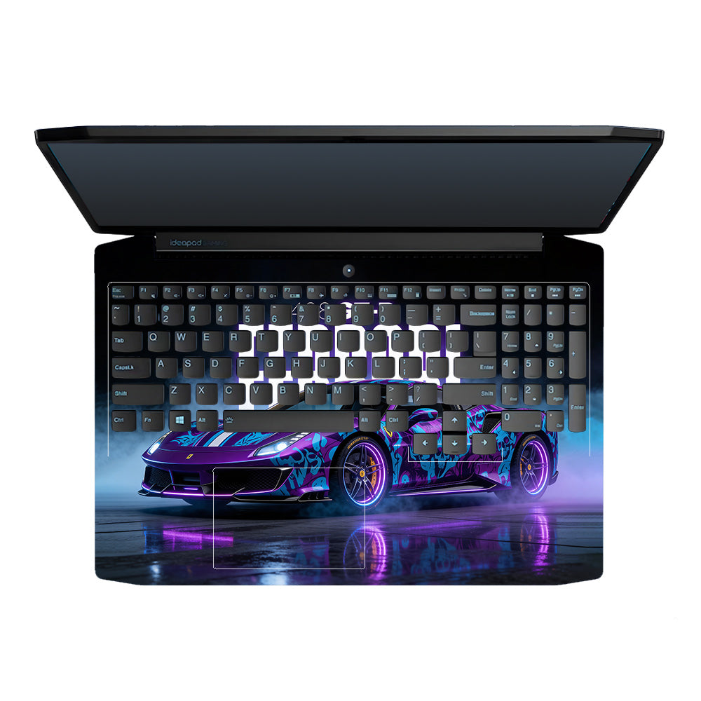 Psycho Drive Ferrari 488 Lenovo IdeaPad Gaming 3 15ARH05 and 15IMH05 Laptop Skin