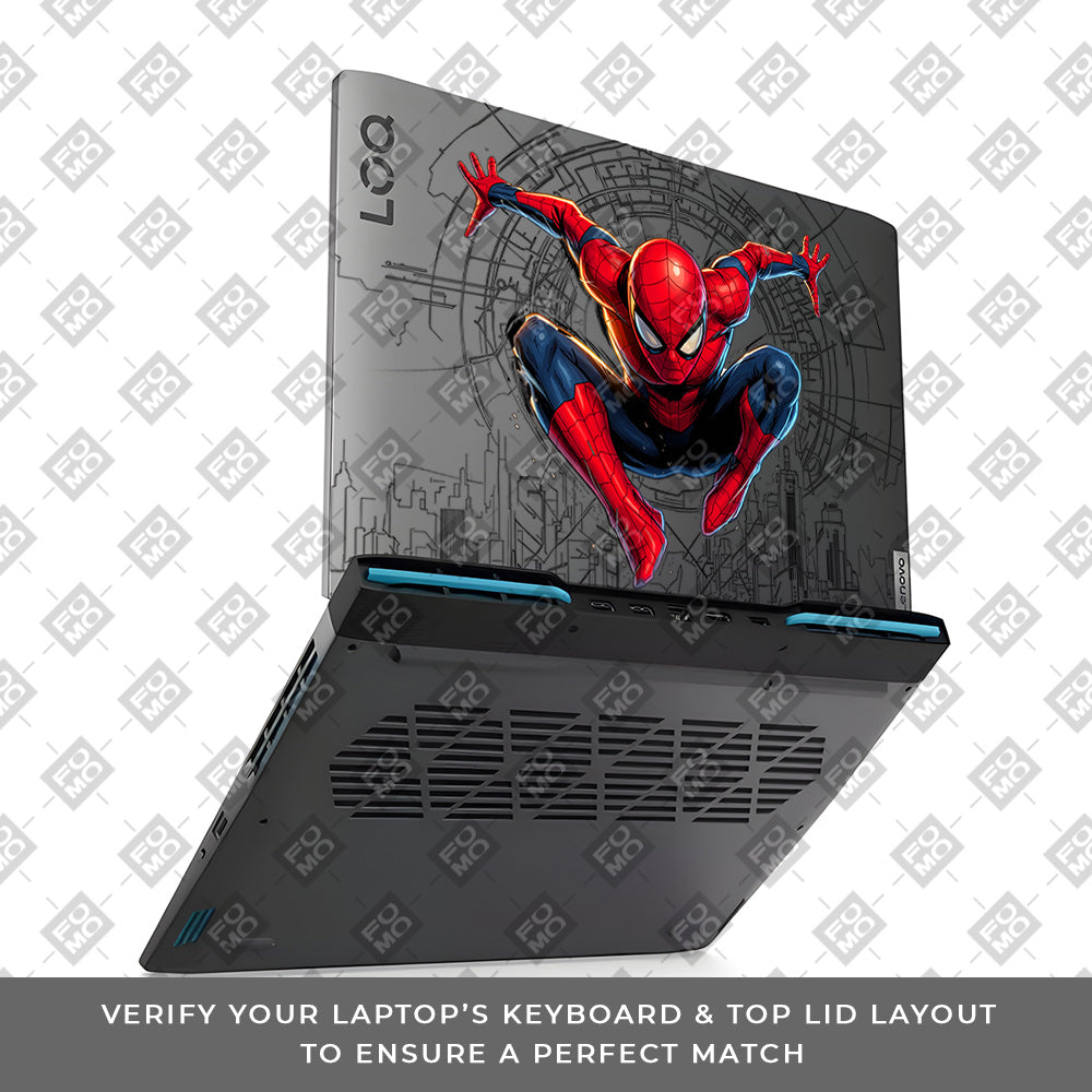 Transparent Web of Destiny Lenovo LOQ 2023 15IRH8, 15APH8 Laptop Skin