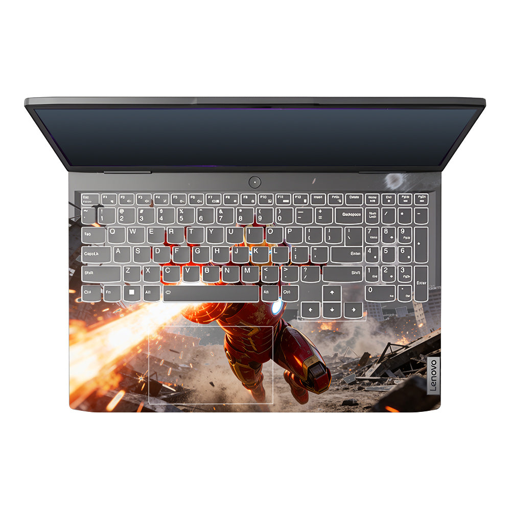 Transparent Iron Fist Lenovo LOQ 2023 15IRH8, 15APH8 Laptop Skin
