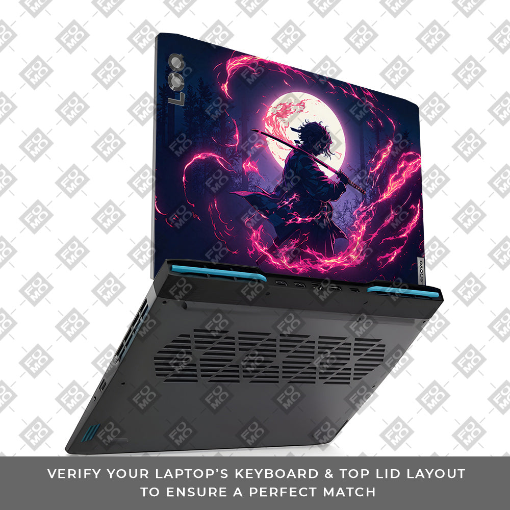 Tanjiro's Flame of Ember Lenovo LOQ 2023 15IRH8, 15APH8 Laptop Skin