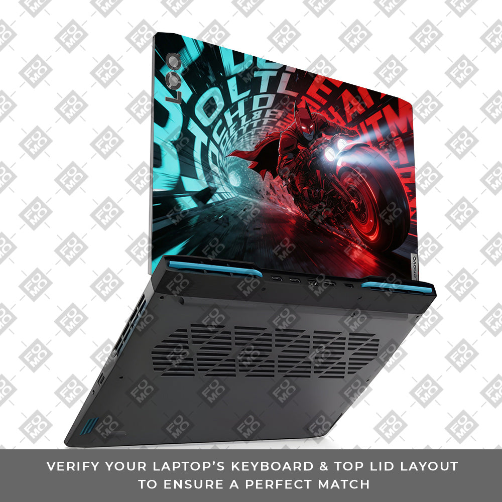 Dark Knight Overdrive Lenovo LOQ 2023 15IRH8, 15APH8 Laptop Skin