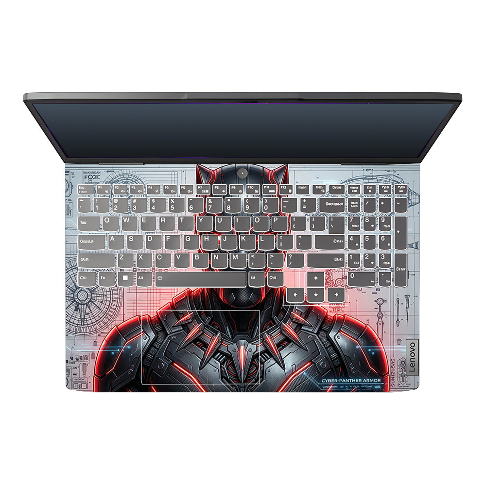 Black Panther Vibranium Tech Lenovo LOQ 2023 15IRH8, 15APH8 Laptop Skin