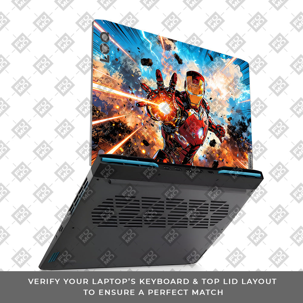 Iron Impact The Arc Reactor Lenovo LOQ 2023 15IRH8, 15APH8 Laptop Skin