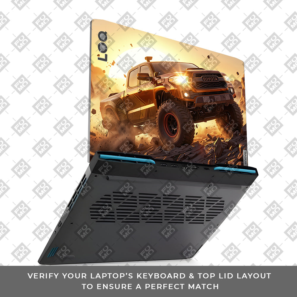 Toyota Off Road Beast Lenovo LOQ 2023 15IRH8, 15APH8 Laptop Skin
