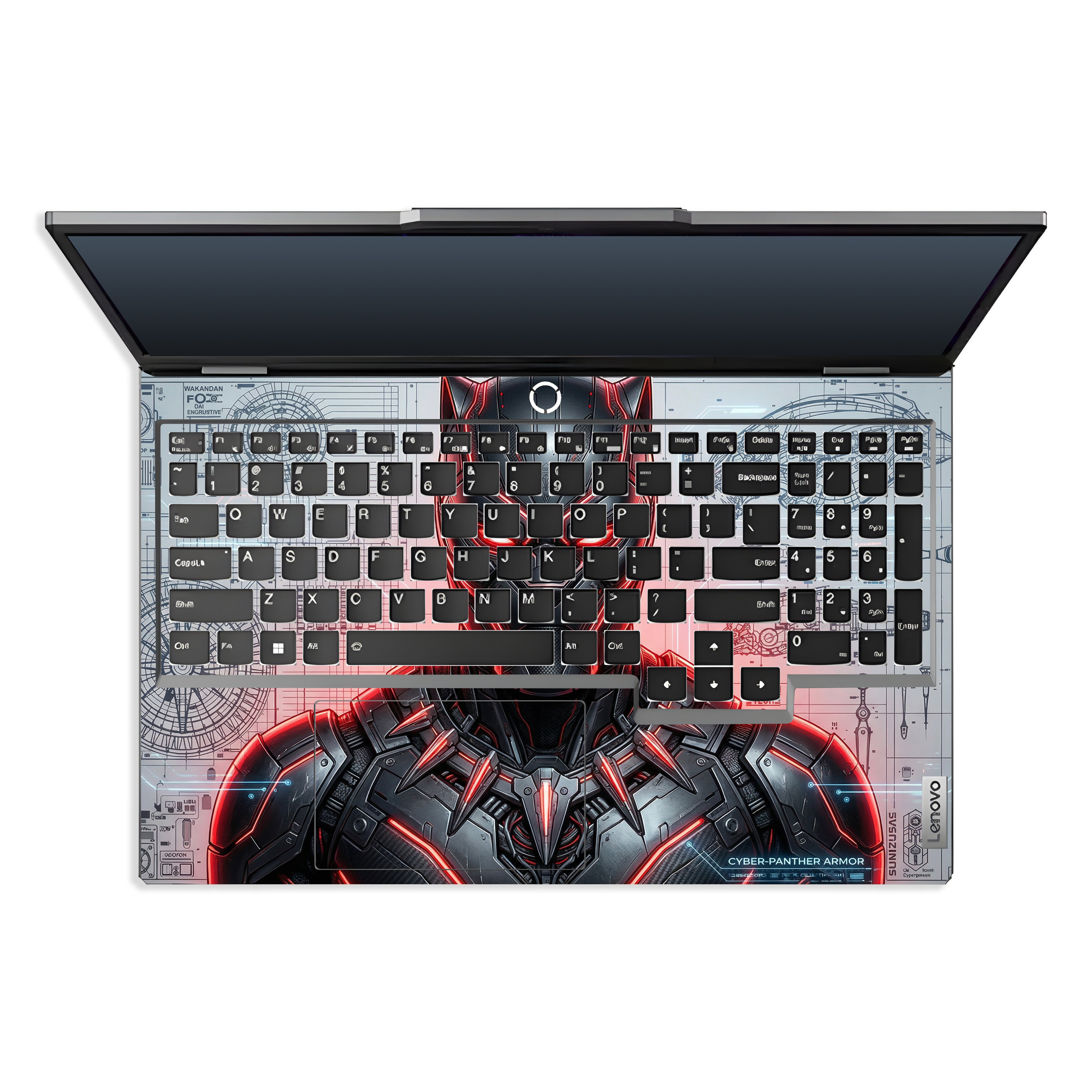 Black Panther Vibranium Tech Lenovo LOQ 2024, 2025 Laptop Skin