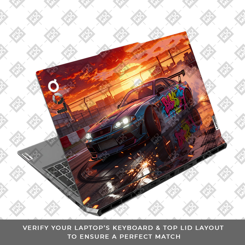 Tokyo Drift Vibes Lenovo LOQ 2024, 2025 Laptop Skin