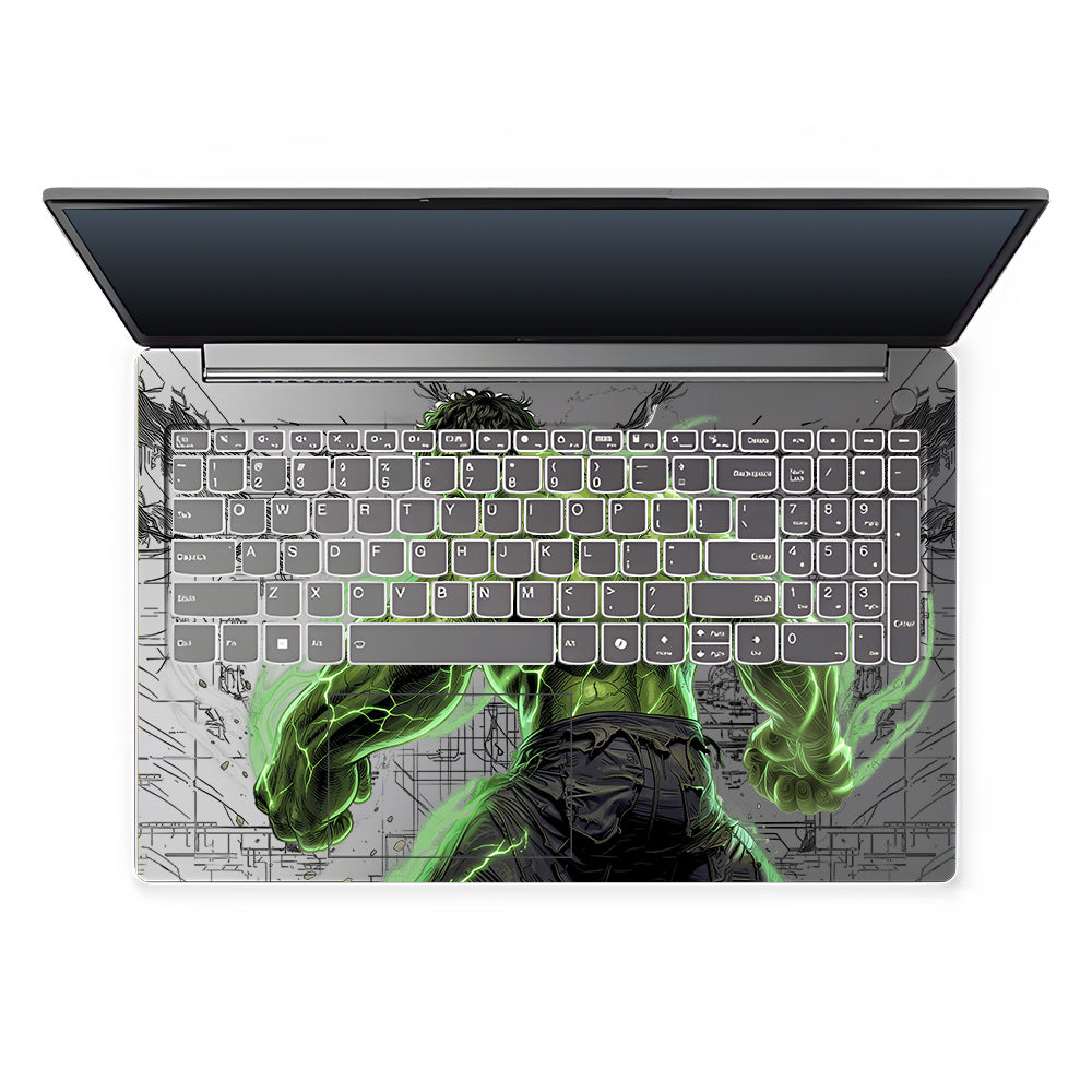Transparent Hulk Smash Lenovo LOQ Essential 15IAX9E Laptop Skin
