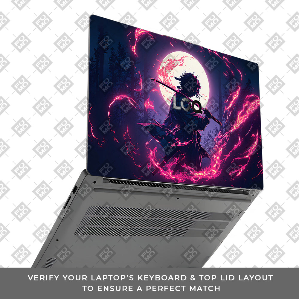 Tanjiro's Flame of Ember Lenovo LOQ Essential 15IAX9E Laptop Skin
