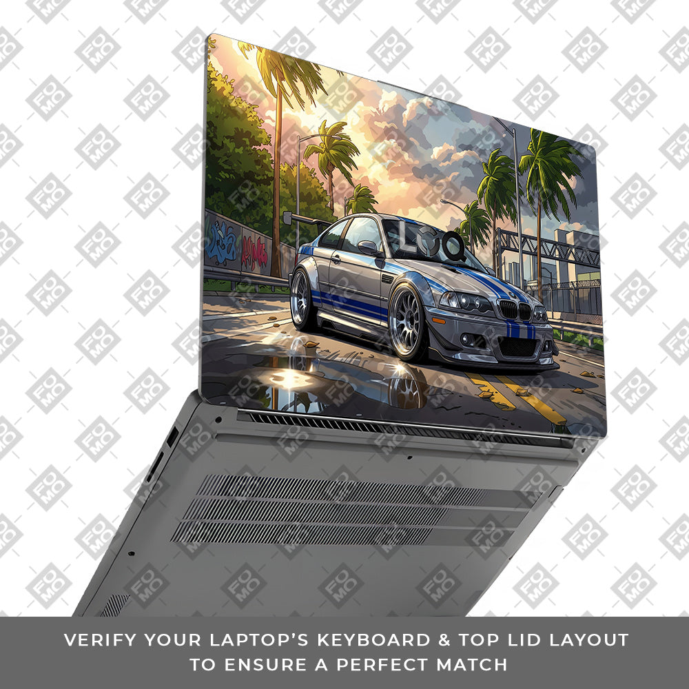 Street Icon BMW E46 Drift Legend Lenovo LOQ Essential 15IAX9E  Laptop Skin