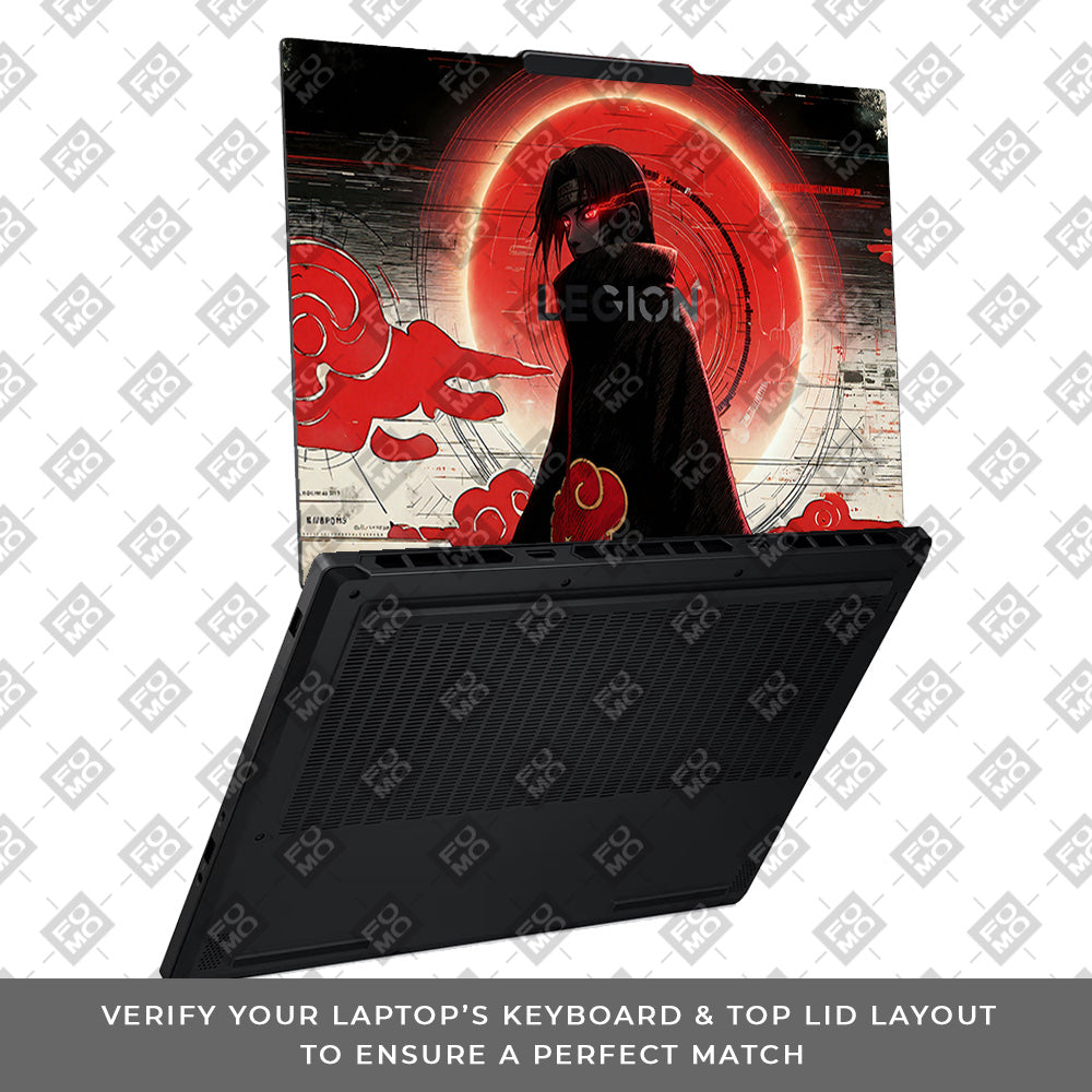 Itachi Uchiha Mark of the Akatsuki Lenovo Legion 5 15AHP10 Laptop Skin