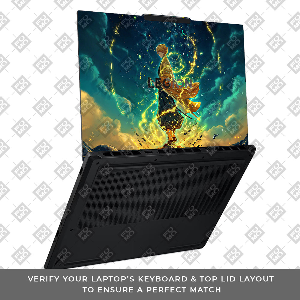 Zenitsu Thunder God Lenovo Legion 5 15AHP10 Laptop Skin