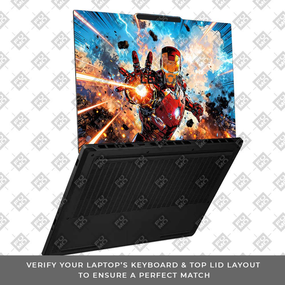 Iron Impact The Arc Reactor Lenovo Legion 5 15AHP10 Laptop Skin