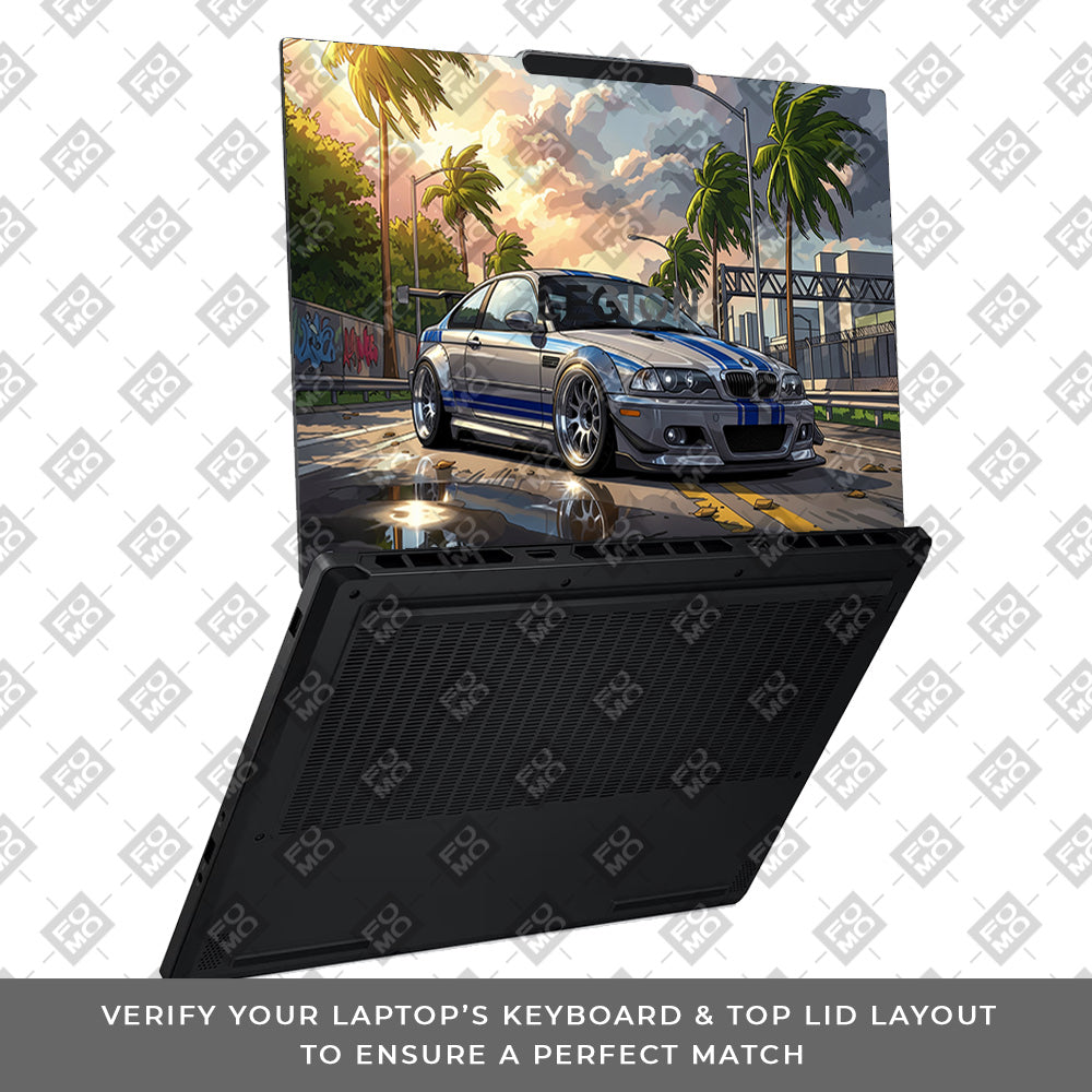 Street Icon BMW E46 Drift Legend Lenovo Legion 5 15AHP10 Laptop Skin