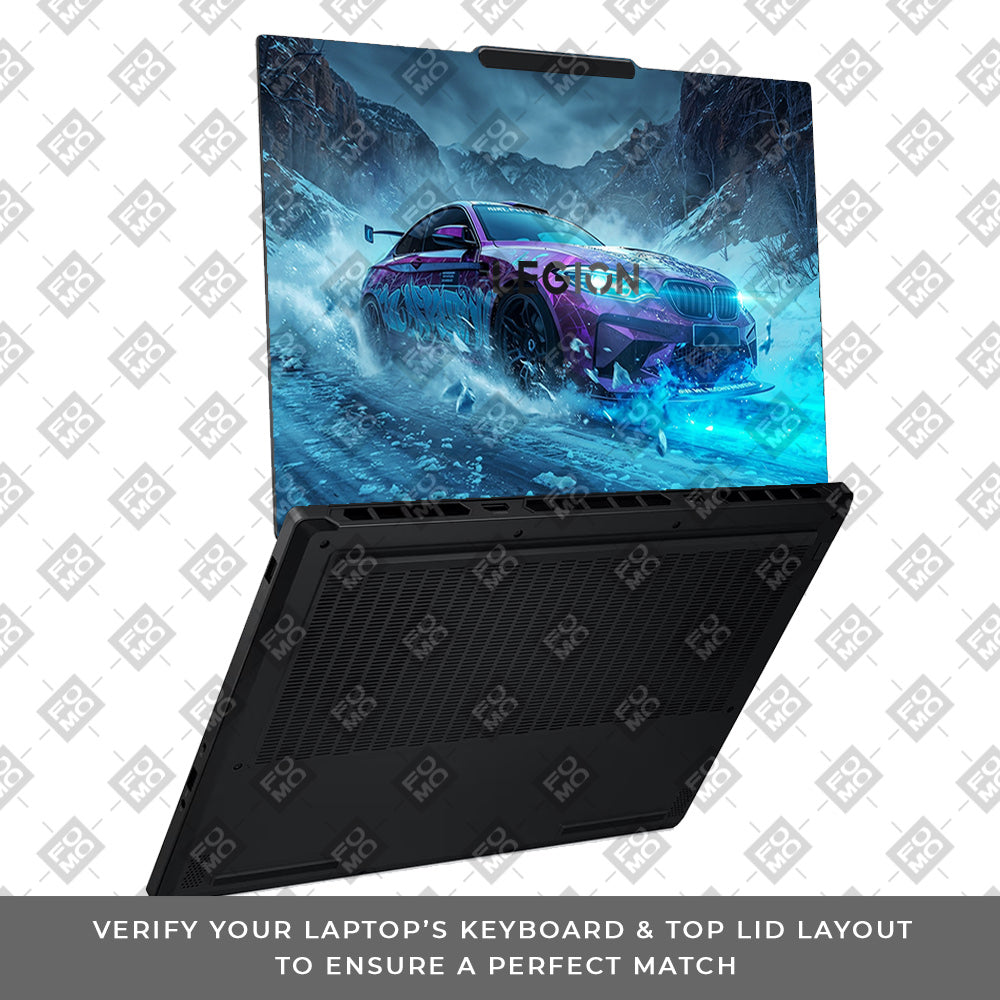 BMW Neon Drift Lenovo Legion 5 15AHP10 Laptop Skin