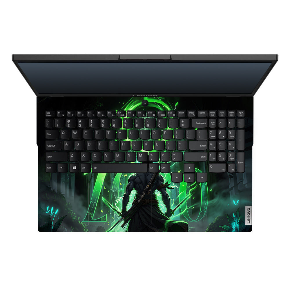 Zoro Green Aura Lenovo Legion 5 15ARH05 Laptop Skin