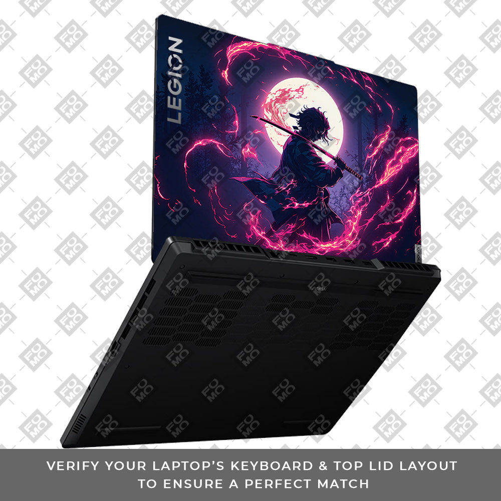 Tanjiro's Flame of Ember Lenovo Legion 5 15ARP8 Laptop Skin